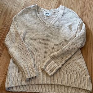 Cream sweater